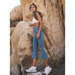 Free People FP Movement Go To Cropped Flares NEW